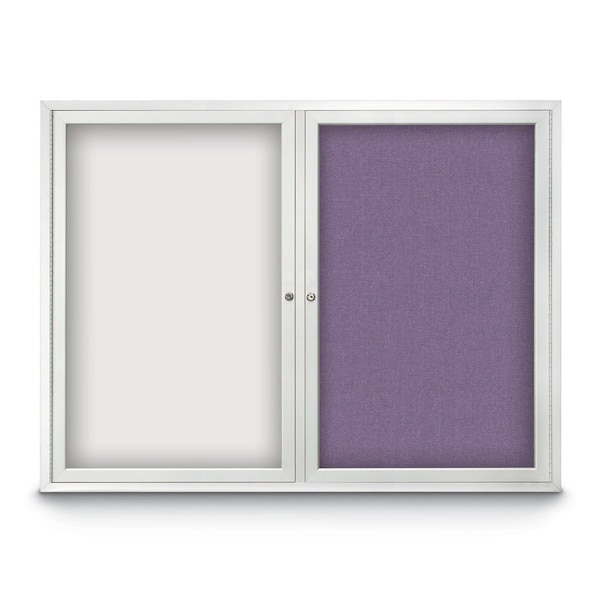 Corkboard, 36"x36", Pearl/Black